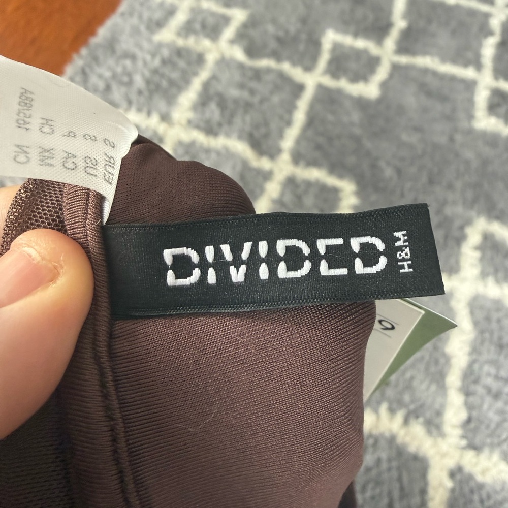 H&M Brown Ruched Mini Dress - Picture 2 of 2